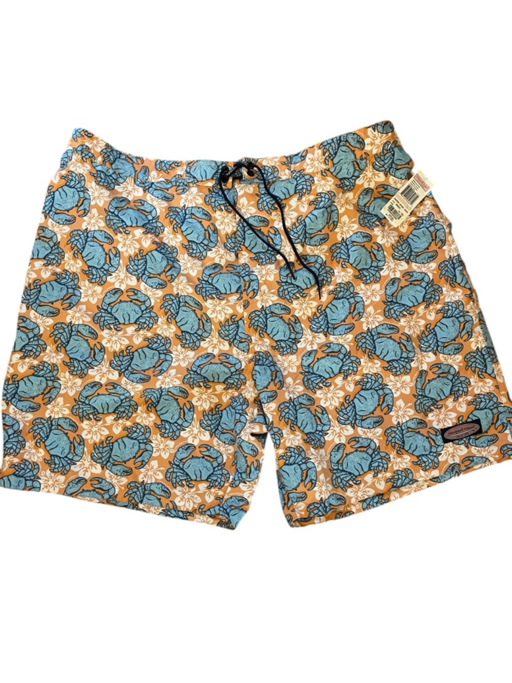 NWT Vineyard Vines  Crab Print Swim Trunks Size XXL